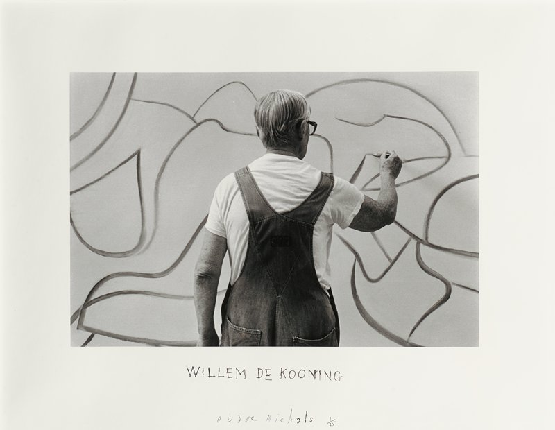 Willem deKooning, Duane Michals, 1985