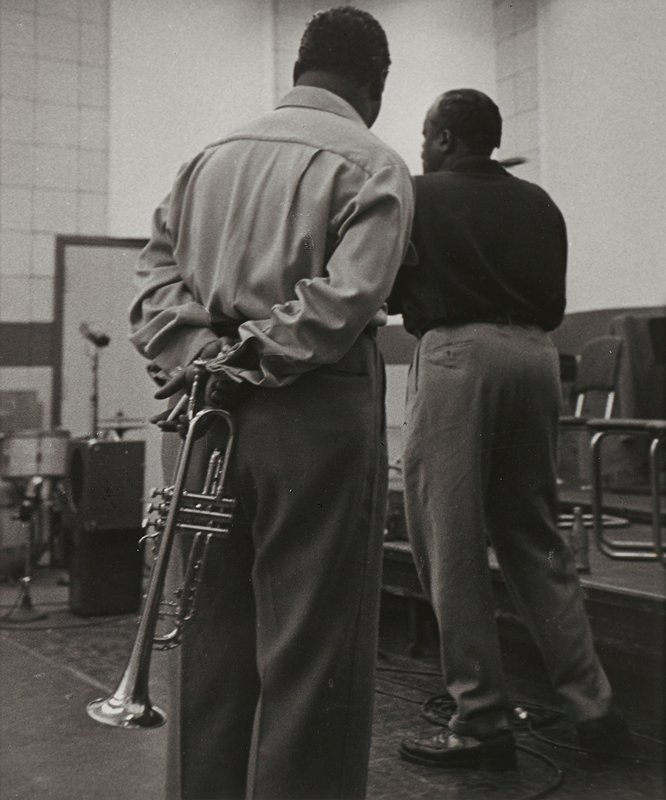 Charlie Shavers and Ben Webster, L.A., Esther Bubley, 1952