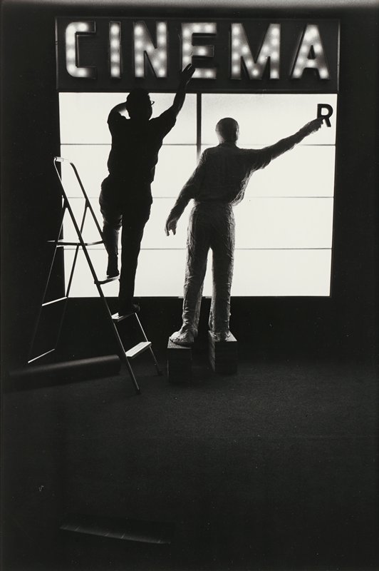 George Segal, Sidney Janis Gallery, Fred McDarrah, January 31, 1964
