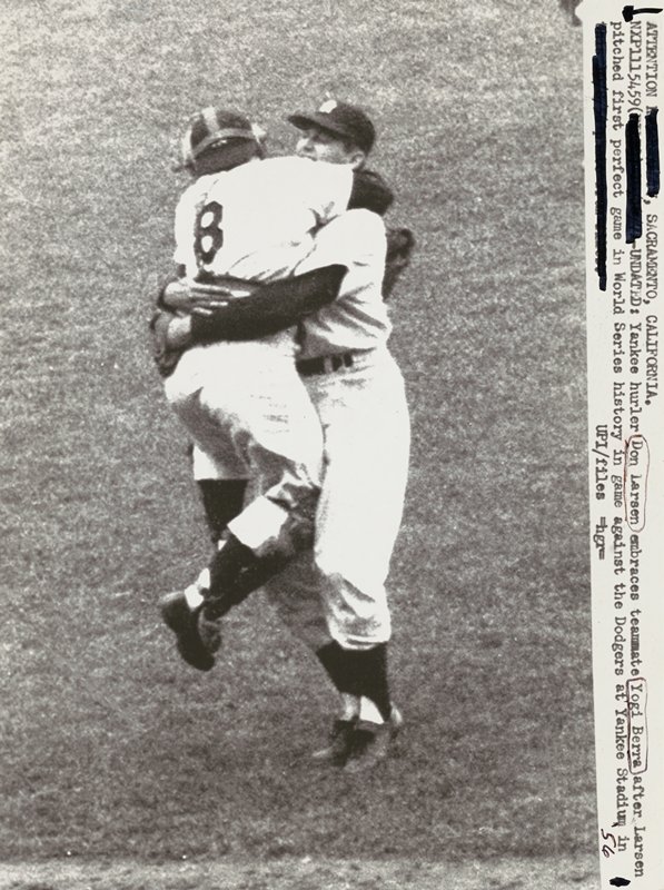 Yogi Berra From Behind, 1956