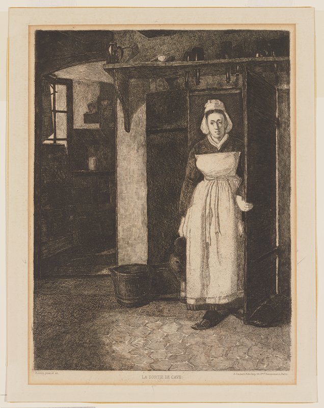 La Sortie de Cave, François Bonvin, 1868