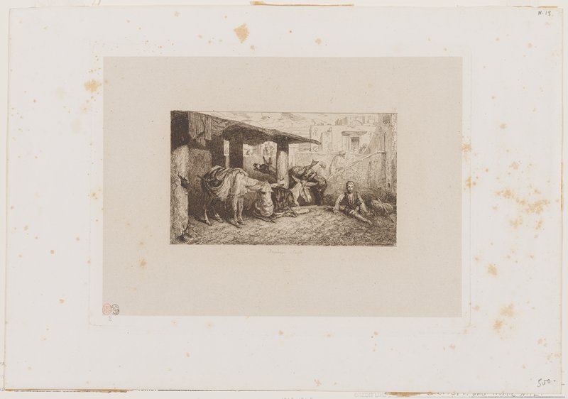 Orientalist Scene, Gabriel Alexandre Decamps, c. 1845