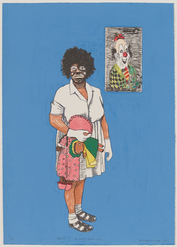 Pretty is...a Little Black Girl, Beverly McIver, 2002