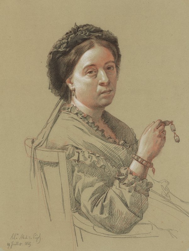 Portrait of a Woman, Alexandre Abel de Pujol, 1865