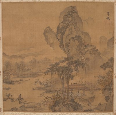 Meeting Along the River, Zhu Duan, c. 1492–1518