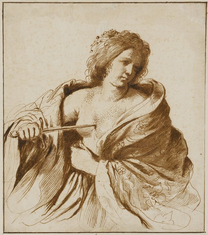 Lucretia, Guercino, early 1640s