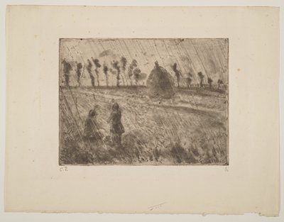 Dokumentasi “Rain Effect”; Etching and aquatint. Minneapolis Institute of Art.