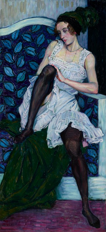 Young Woman in Undergarments, Wilhelm List, c. 1910–11