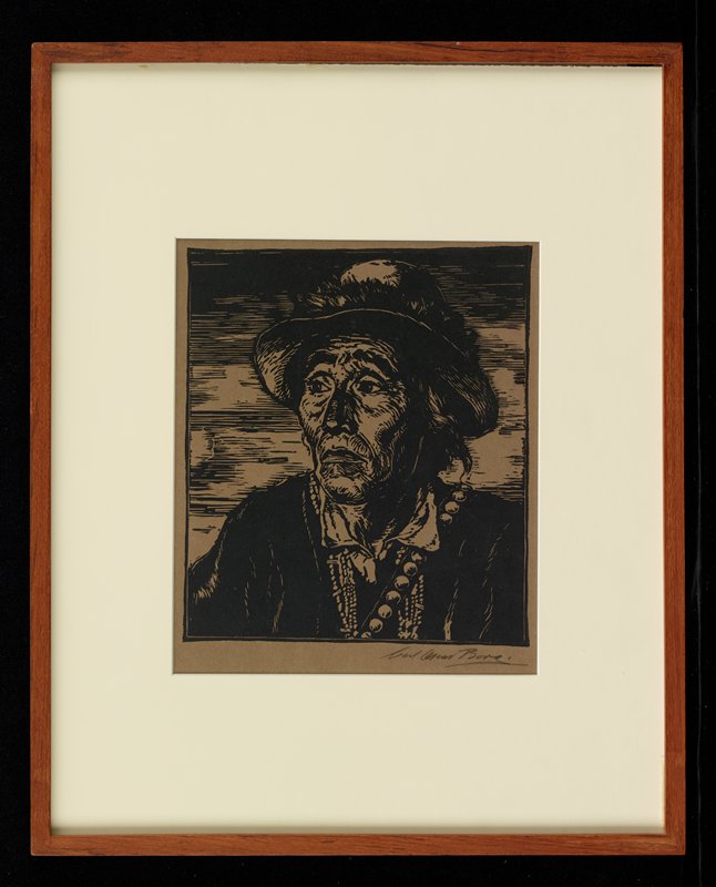 Navajo Chief, Carl Oscar Borg, 20th century