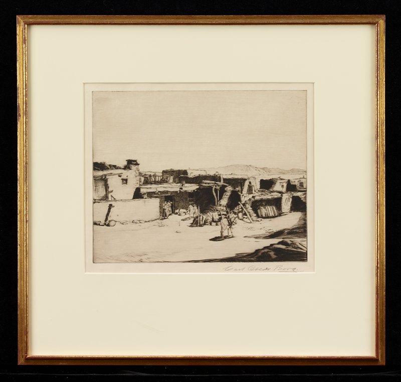 Pueblo, Carl Oscar Borg, 20th century