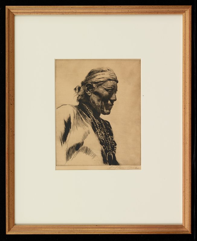 Navajo Medicine Man, Carl Oscar Borg, 1925