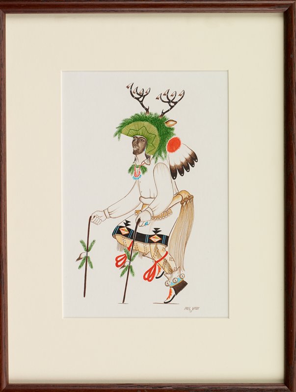 Indian dancing, Paul Vigil, 1978