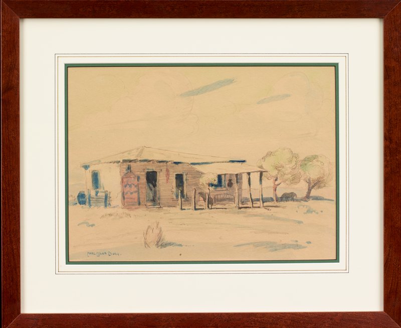 Western Abode, Carl Oscar Borg, 20th century