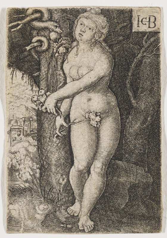 Eve with the Serpent, Jacob Binck, 1526