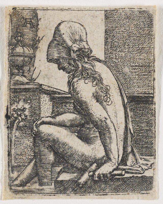 Bathing Woman, Albrecht Altdorfer, 1520–30