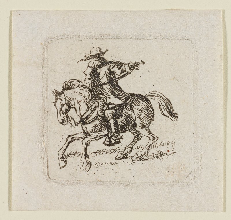 A Horseman, Pieter van Laer, early to mid–17th century