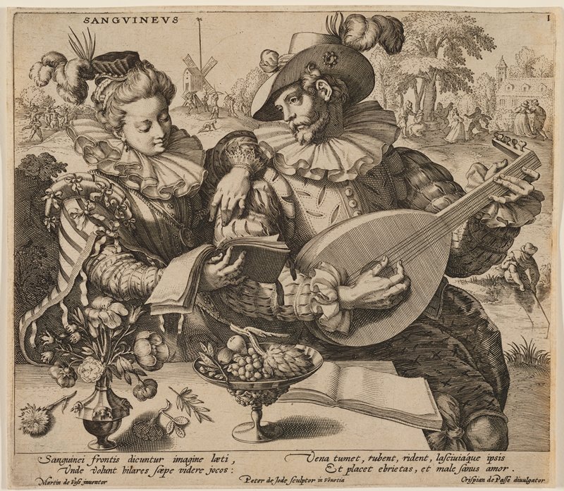Sanguine, Peter de Jode, 1590s