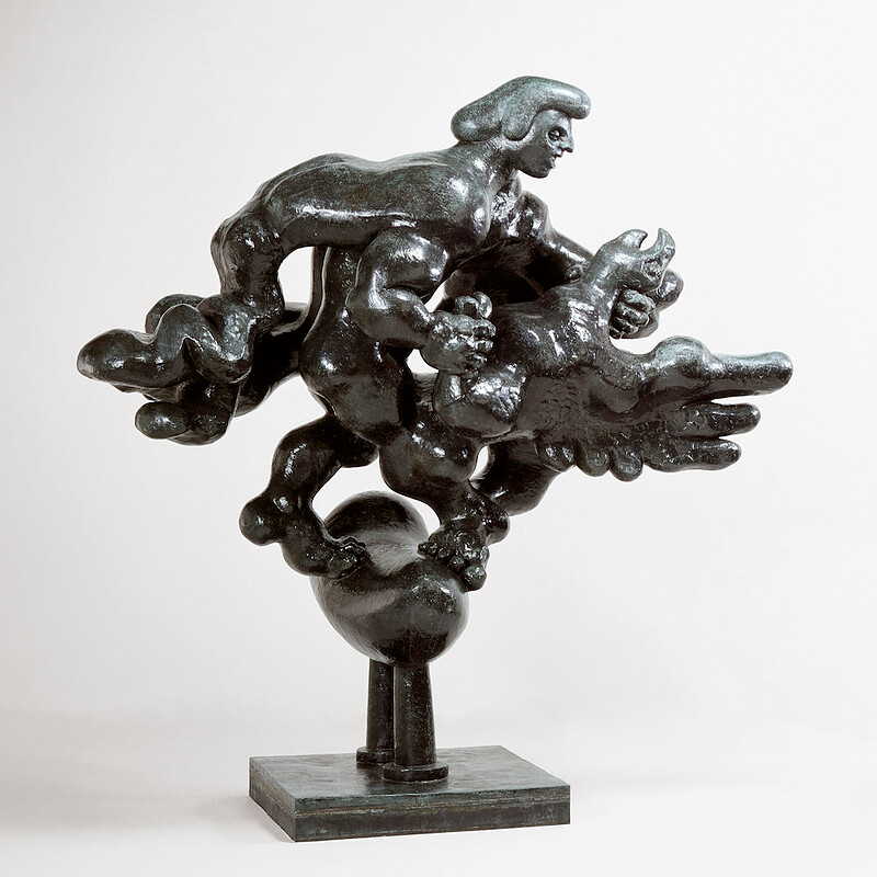 Prometheus Strangling the Vulture II, Jacques Lipchitz, 1944/1953