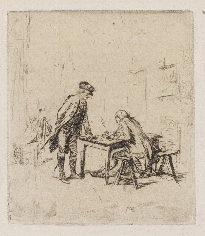 The Sergeant Reporter, Ernest Meissonier, 1862