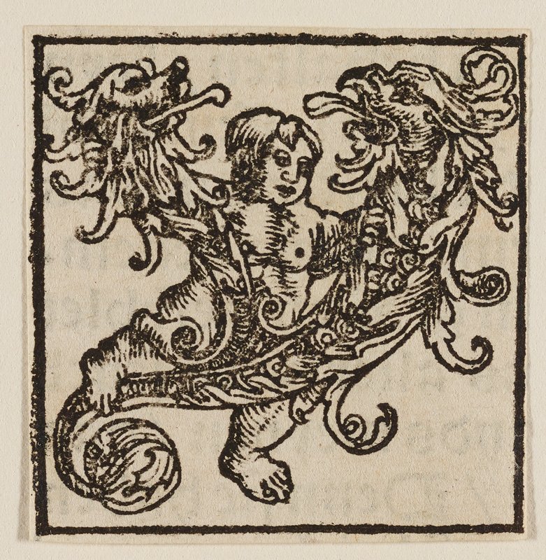 Ornamental Initial Y, Georg Lemberger, early 16th century