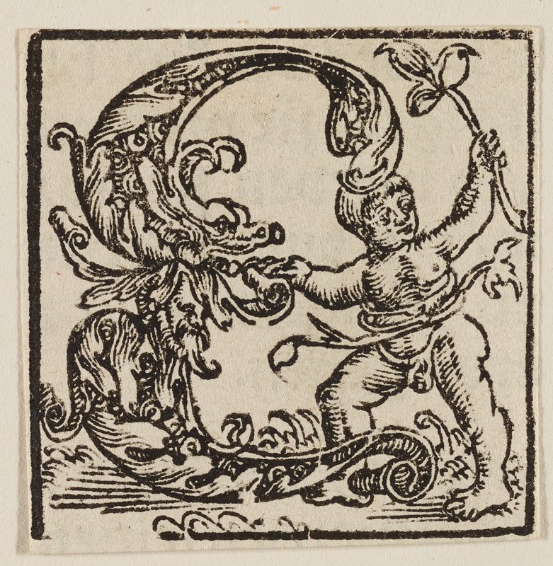 Ornamental Initial E, Georg Lemberger, early 16th century