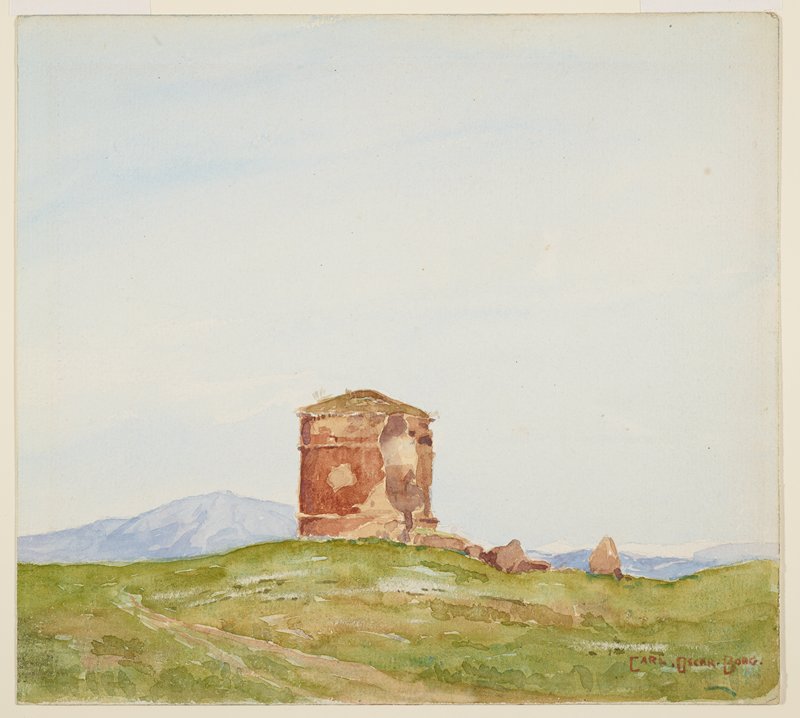 Torre di Schiavi, Italy, Carl Oscar Borg, 1912