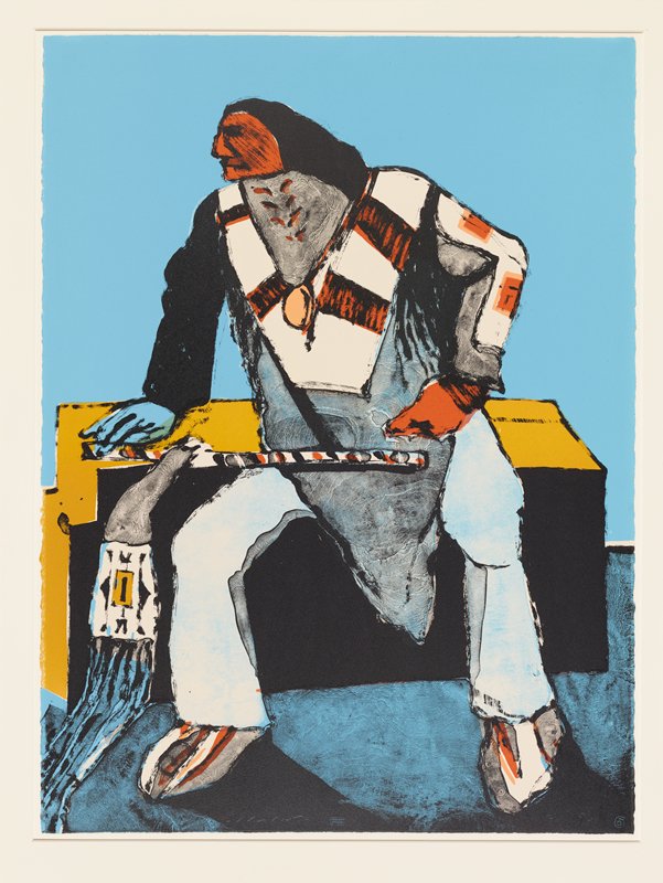 Another Deco Indian, Fritz Scholder, 1978
