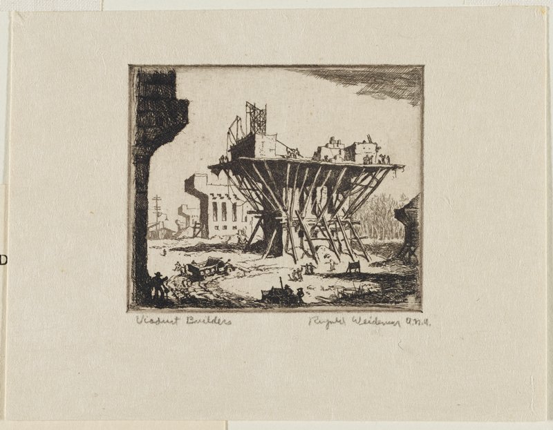 Viaduct Builders, Reynold H. Weidenaar, 1950