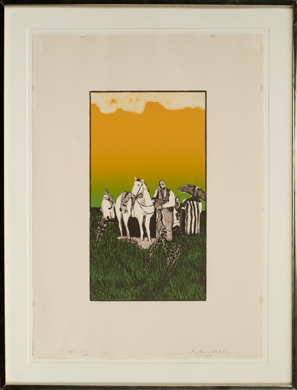 Indian Landscape (Third State), Fritz Scholder, 1974