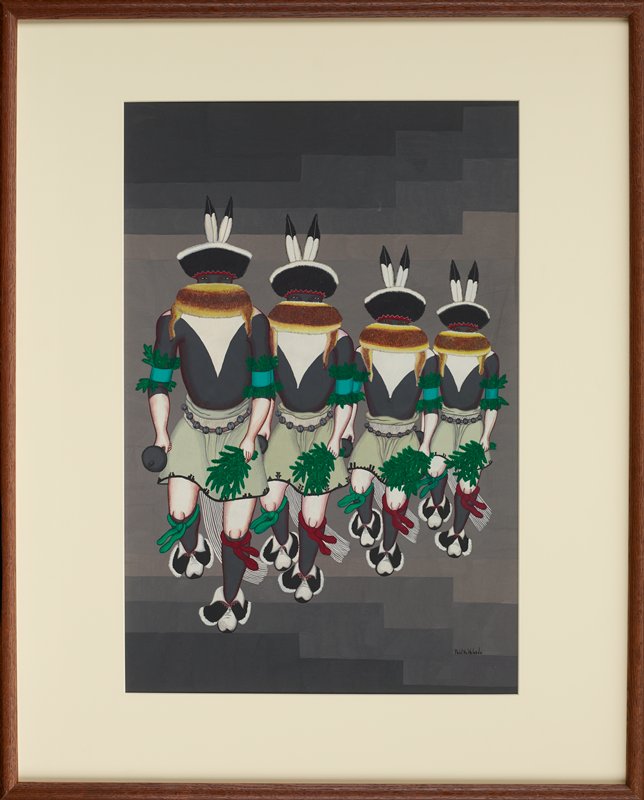 Rabbit Dancers, Pablita Velarde, 20th century