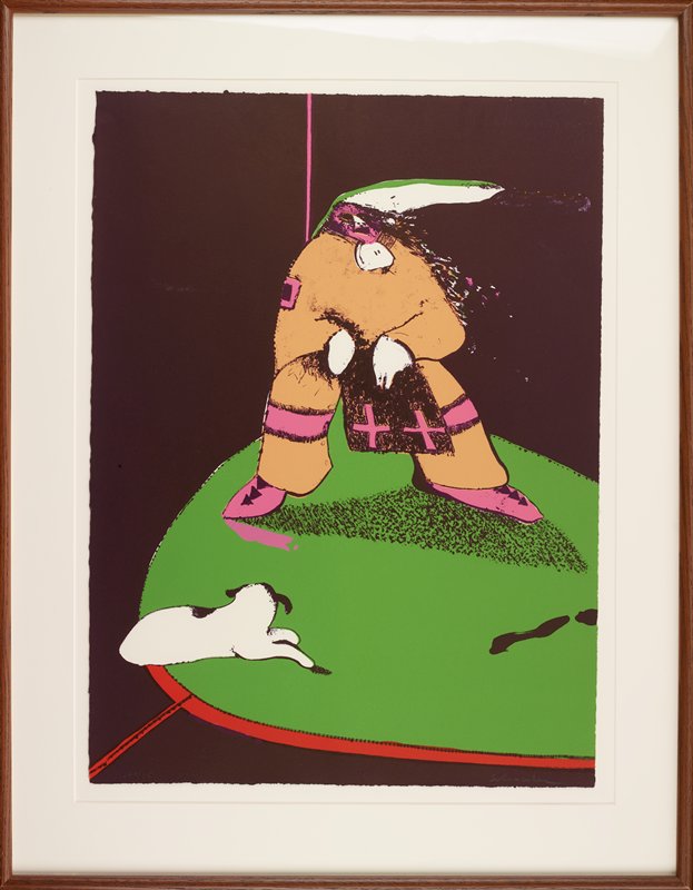 Indian at the Circus, Fritz Scholder, 1970