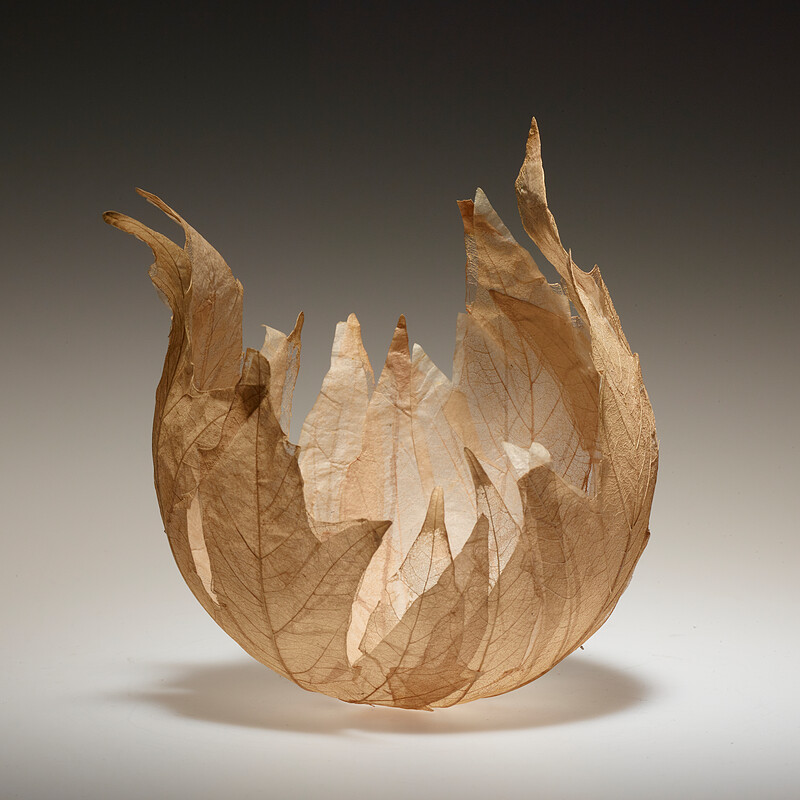 Leaf Bowl IXV, Kay Sekimachi, 1997