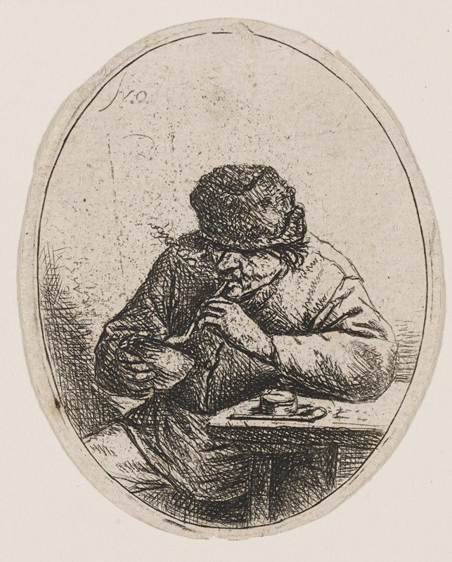 The Smoker, Adriaen van Ostade, c. 1640