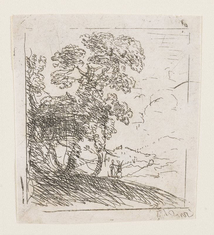 The Two Landscapes (Right), Claude Gellée, c. 1630