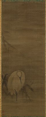 Dokumentasi “White Egret”; Ink on silk. Minneapolis Institute of Art.