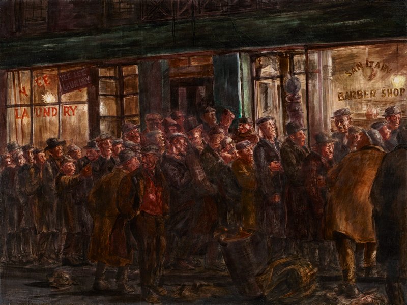 Holy Name Mission, Reginald Marsh, 1931