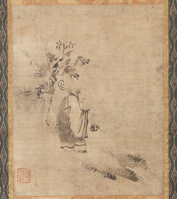 Dokumentasi “The Zen Eccentric Xianzi [left of a pair of Zhutou and Xianzi]”. Minneapolis Institute of Art.