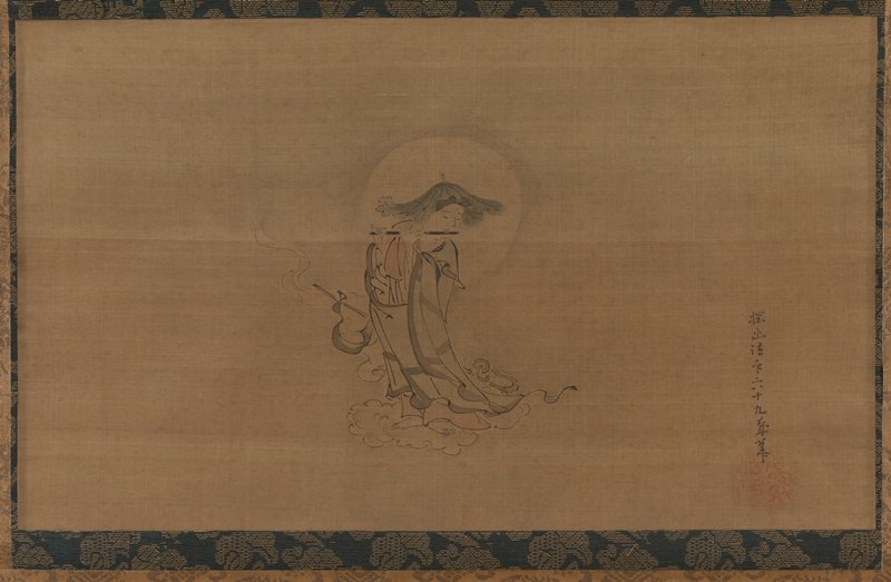 Jizō Playing a Flute, Kano Tan'yū, 1670