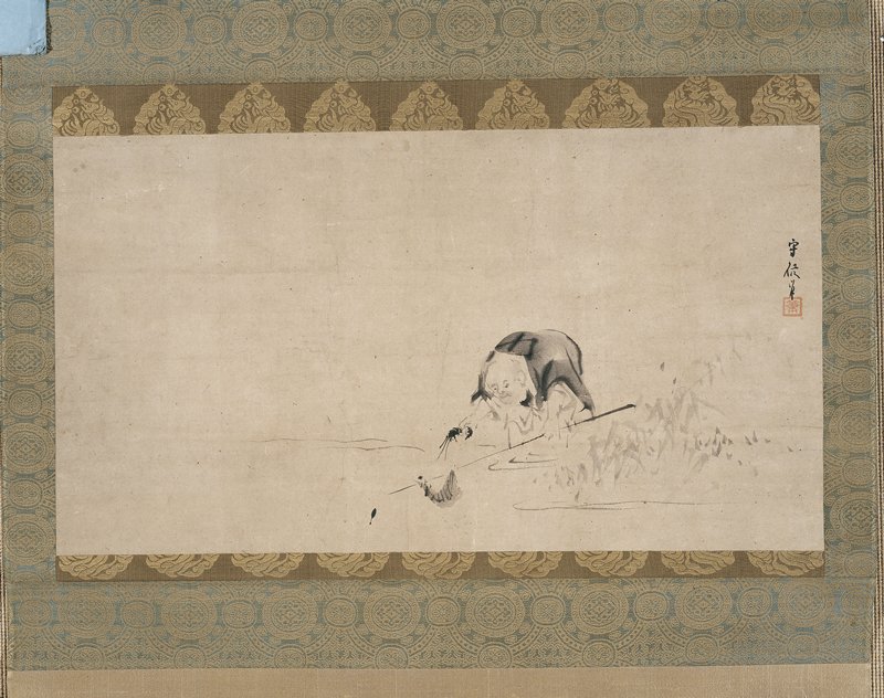 Xianzi the Shrimp Eater, Kano Tan'yū, 17th century