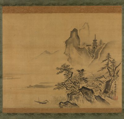 Landscape, Tsurusawa Tangei, 18th century