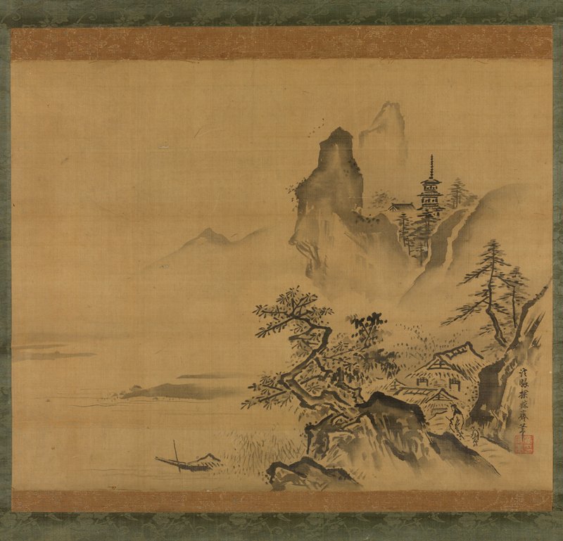 Landscape, Tsurusawa Tangei, 18th century