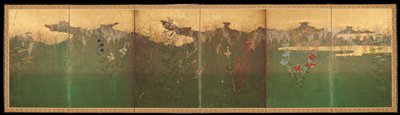 Musashi Plains [left of a pair], Second quarter 17th century