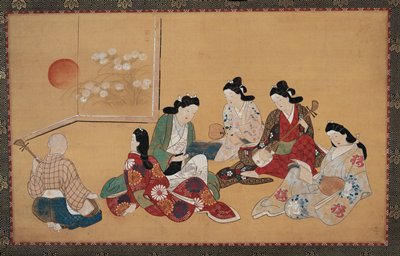 Musical Party, Hishikawa Moronobu, late 17th century