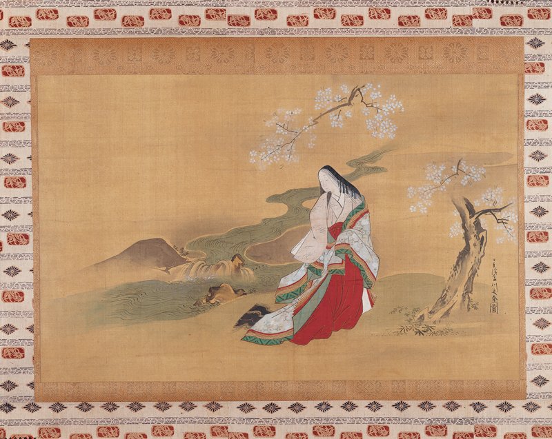 Poetess Ise no Tayū, Miyagawa Chōshun, first half 18th century