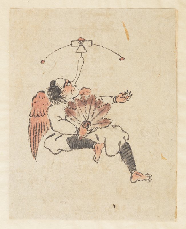 Tengu, Katsushika Hokusai, 19th century