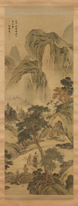 Eight Daoist Immortals, Gion Nankai, 18th century