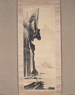 Su Shi's Second Visit to the Red Cliff, Sakaki Hyakusen, 18th century