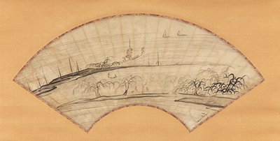 Homeward Sailing Boats, Ike Taiga, 18th century