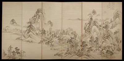 Spring Landscape [right of a pair of Spring and Autumn Landscapes], Urakami Shunkin, 1821