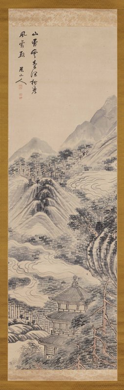 Landscape with a Pavilion, Okada Beisanjin, late 18th–early 19th century